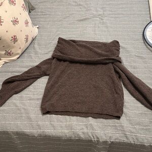 Primark Chocolate Off-Shoulder Sweater